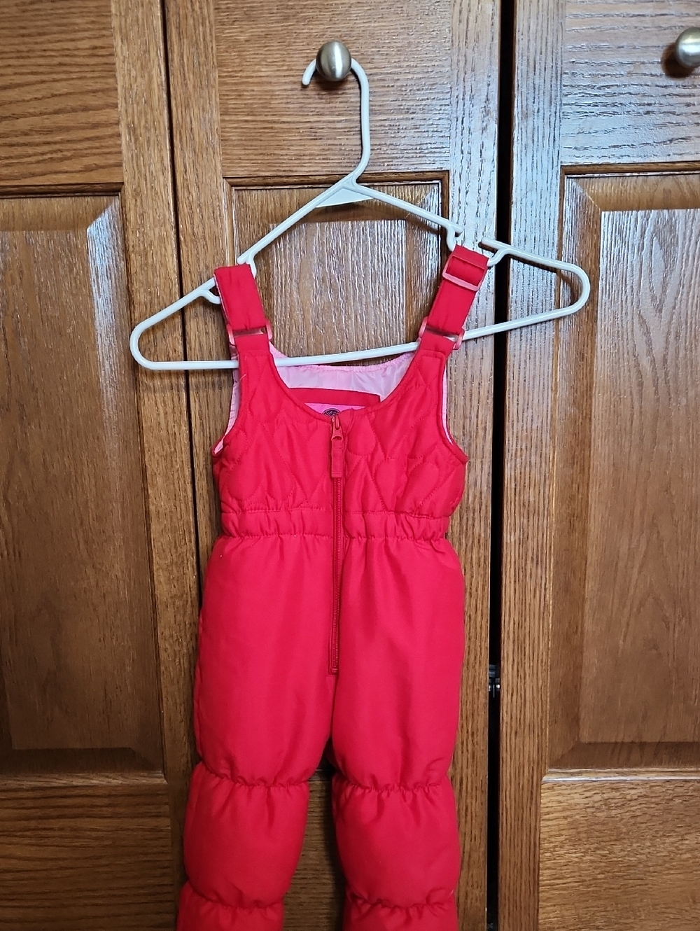 Weatherproof Kids Bright Pink Insulated Snow Overalls